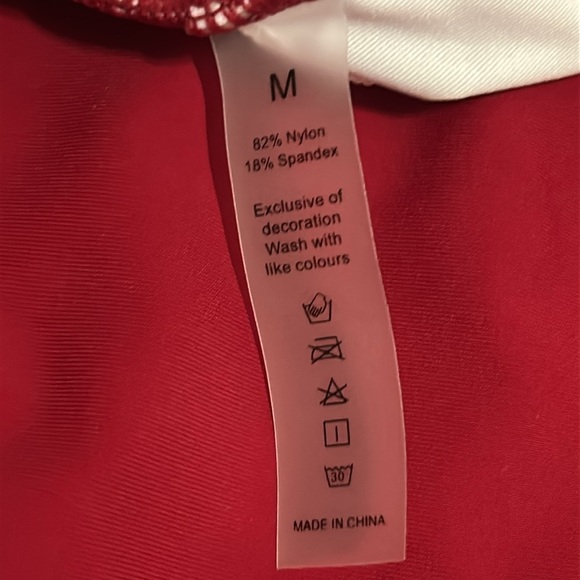 Blooming Jelly High Waisted Triangle Color Block Two Piece Tummy Control Size M - Picture 12 of 15